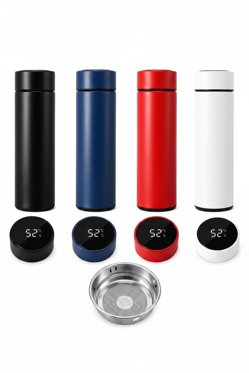 Termo Inteligente 500ml con Sensor de Temperatura.